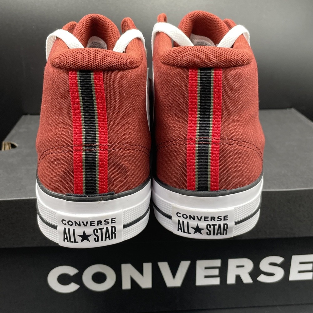 Converse CTAS Malden Street Mid Rottin Apple/White Mens Sz 10 Sneakers A13210F - Picture 5 of 8